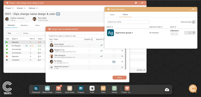 New Team Capabilities for Flexible Artwork Approval Workflows