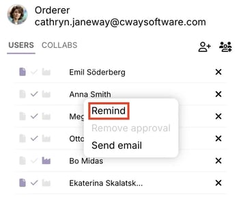 Send Artwork Review Reminder to Sub Approvers