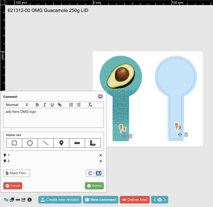 Use multiple markers