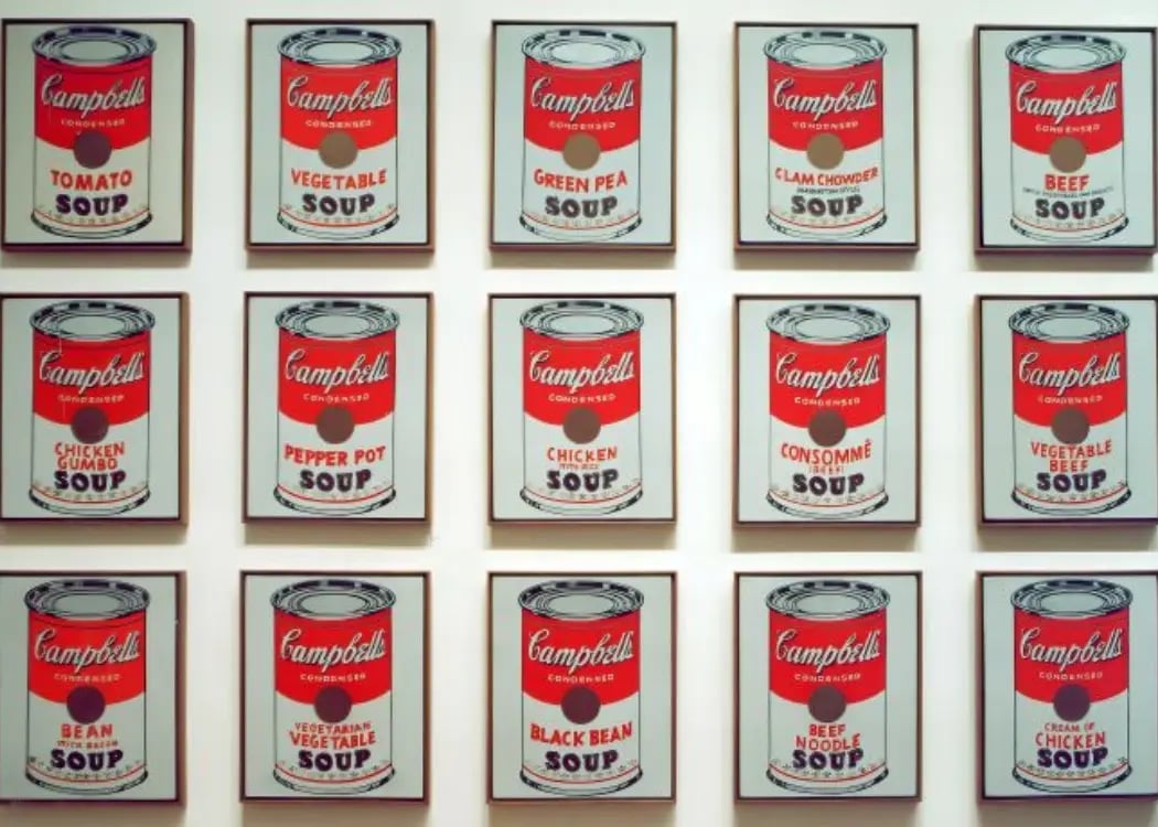 pop-art packaging andy warhol campbells soup artwork