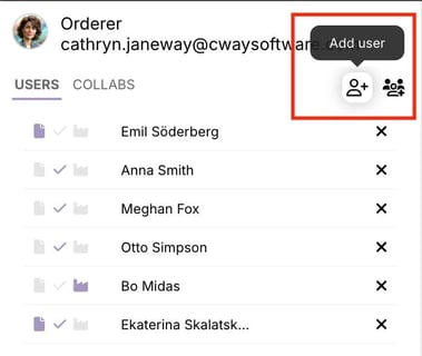 add users in viewer