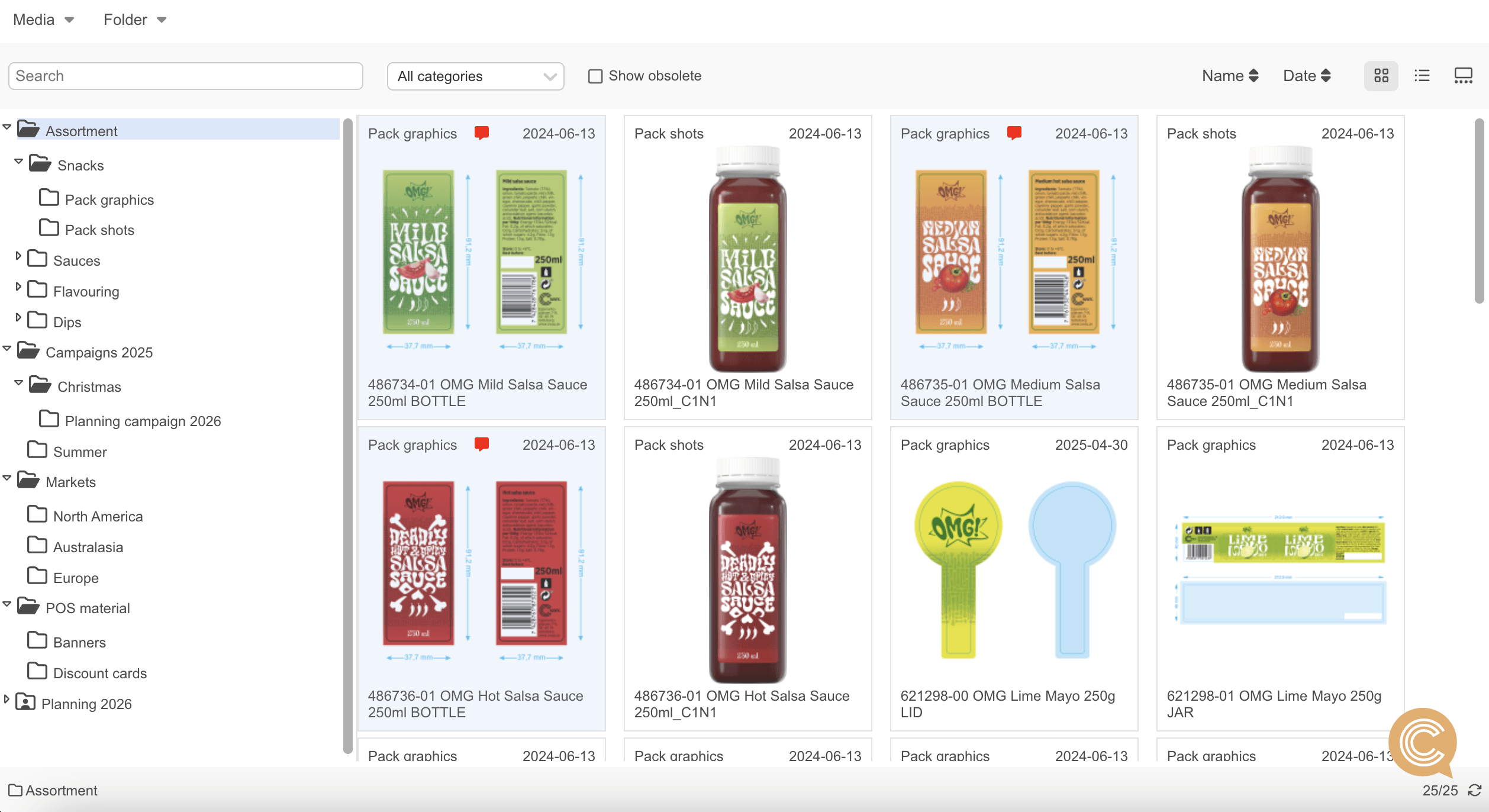 Starting a Packaging Artwork Project from Your DAM | Cway
