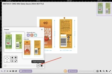 cway viewer compare artworks tool update