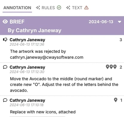 how to see comments in viewer