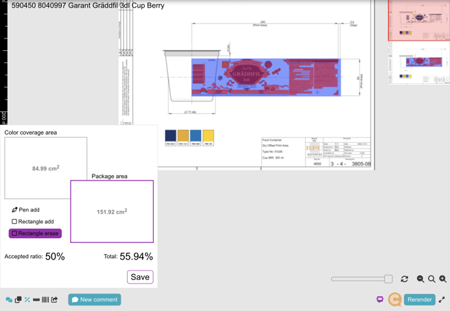 print coverage feature