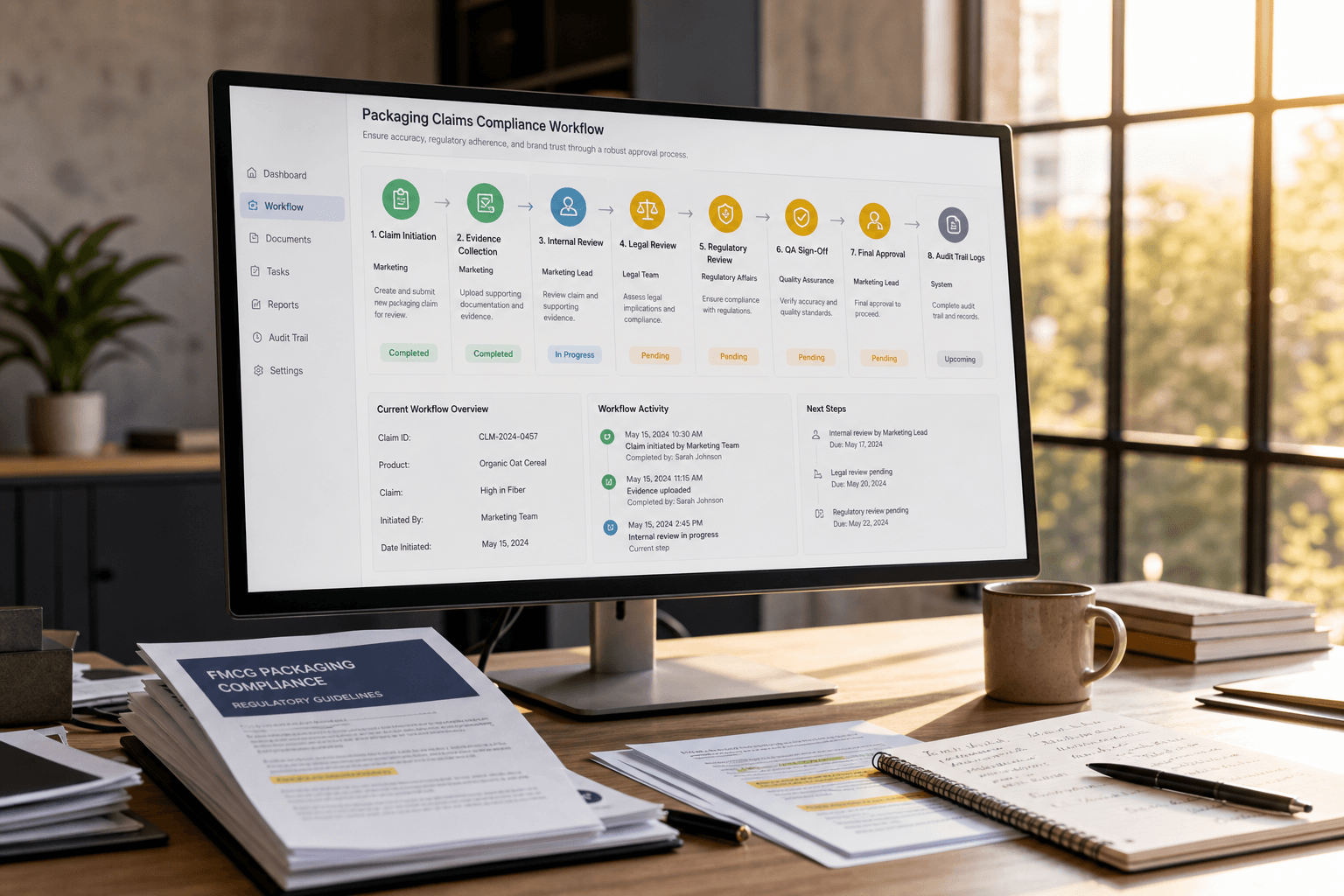How FMCG packaging claims get approved and audited