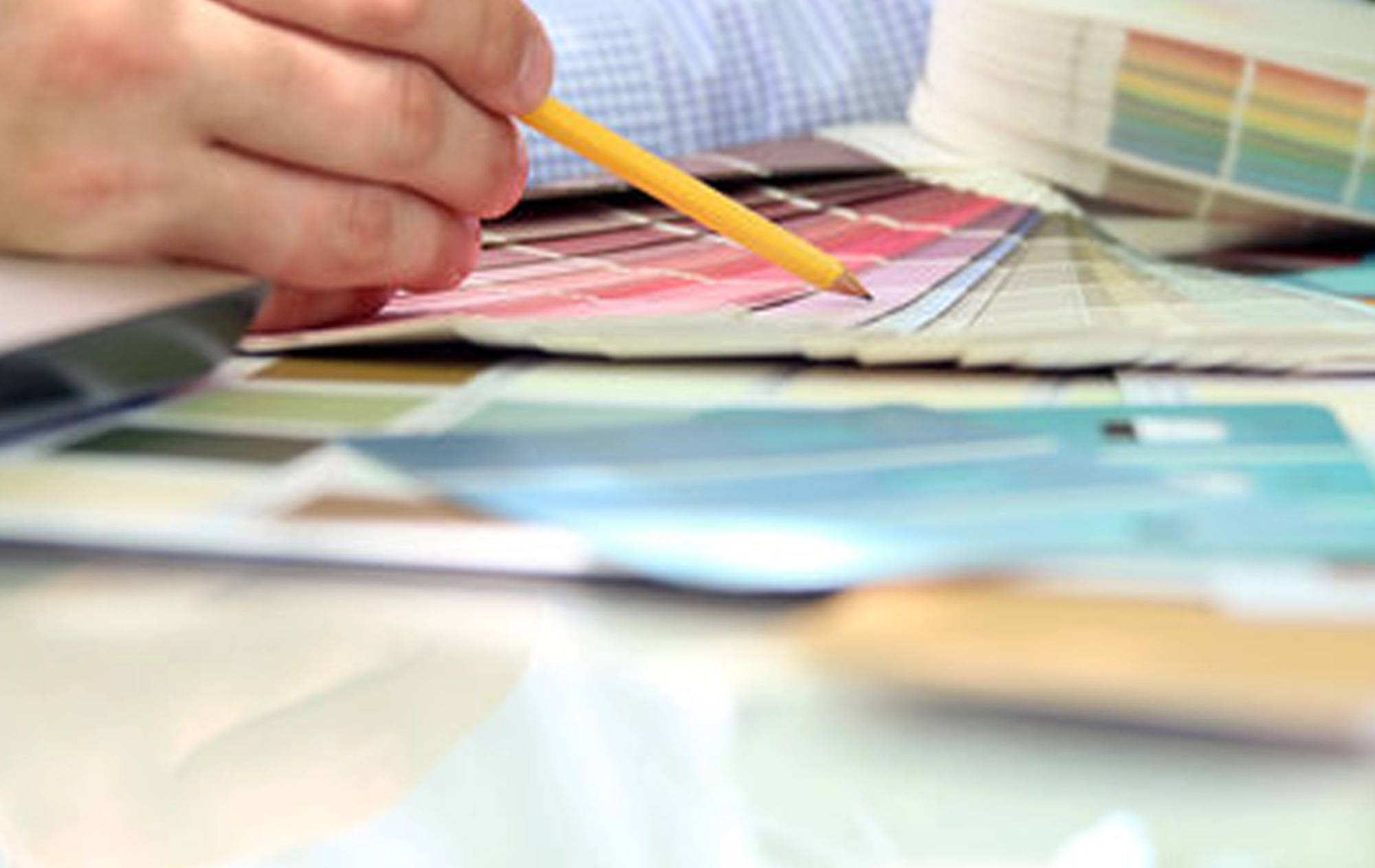Print management color matching and swatch selection by Collabra